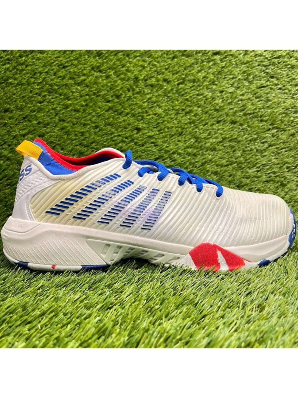 K-Swiss Hypercourt Supreme Mens Size 10 White Athletic Tennis Shoes Sneakers